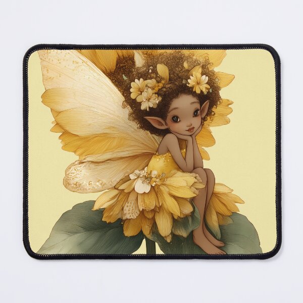 Item preview, Sunflower Fairy Whimsical Cottagecore Aesthetic designed and sold by Whimsical Wayfarer.