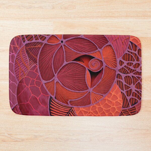 Item preview, Organic Spiral Abstract in Red and Pink designed and sold by Lakuekarts.