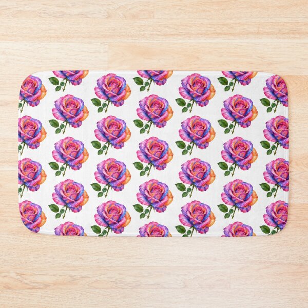 Item preview, Colorful Tie Dye Rose Flower designed and sold by jgvisualarts.
