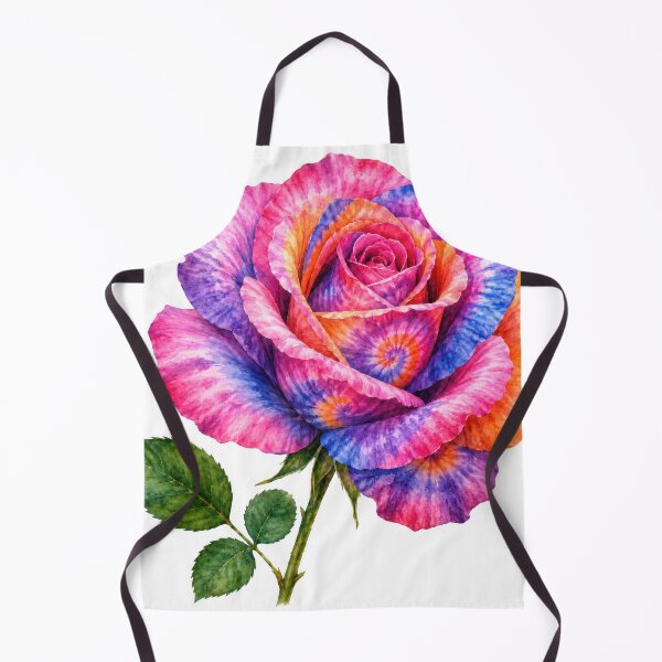 Item preview, Colorful Tie Dye Rose Flower designed and sold by jgvisualarts.