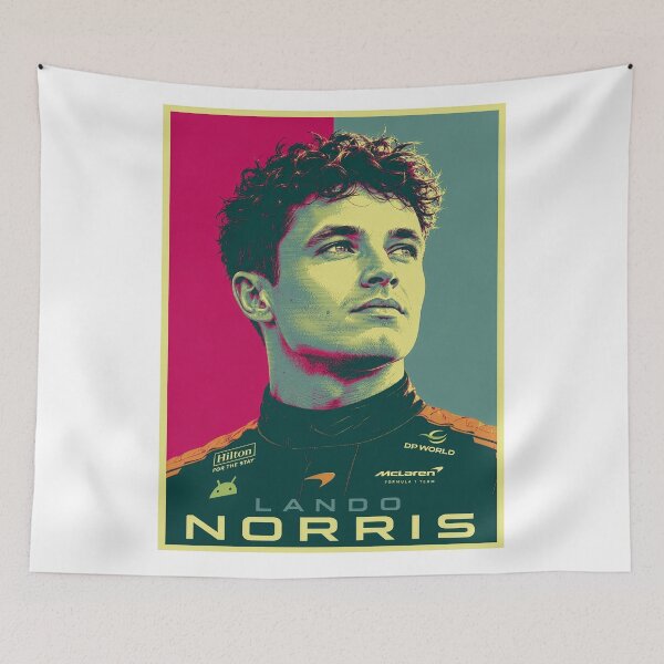 Item preview, Lando Norris McLaren Formula 1 Pop Art Poster designed and sold by aloefx.