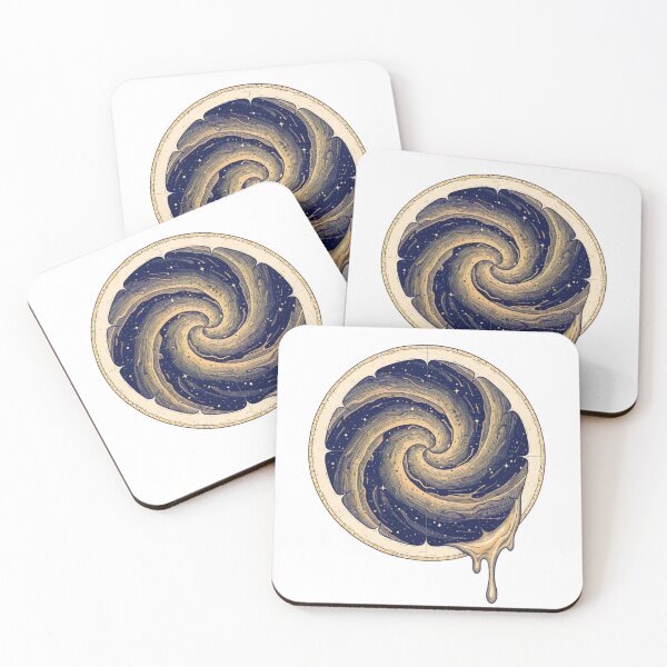 Item preview, Melting Lemon Slice Cosmic Galaxy Surreal Dali Style designed and sold by TialCorner.