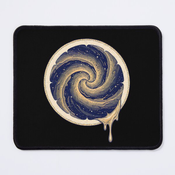 Item preview, Melting Lemon Slice Cosmic Galaxy Surreal Dali Style designed and sold by TialCorner.