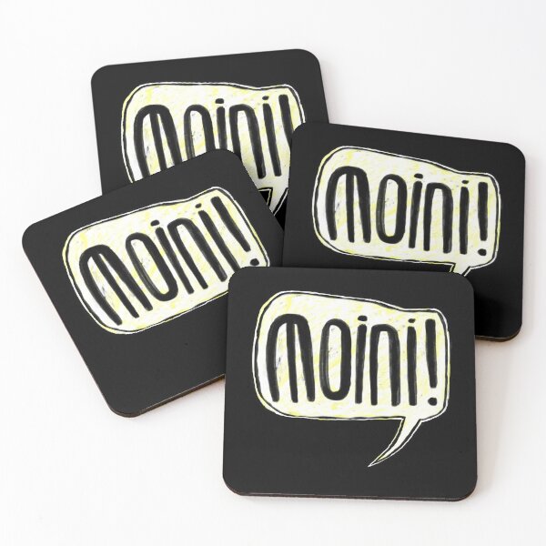 Item preview, Copy of Moin Moin, German Language Greeting, German words designed and sold by badlydrawnbabe.