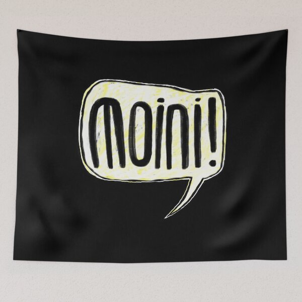 Item preview, Copy of Moin Moin, German Language Greeting, German words designed and sold by badlydrawnbabe.