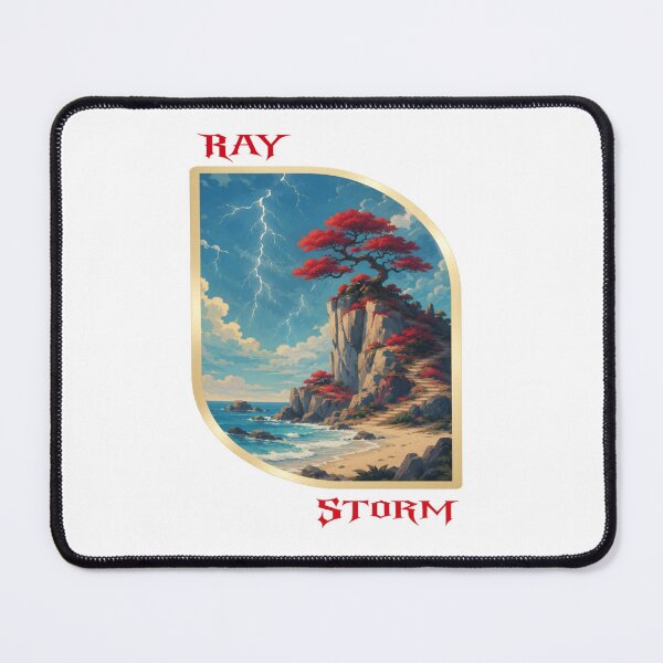 Item preview, RAY STORM – Red Tree Coastal Lightning Fantasy Landscape designed and sold by RAYapparel.
