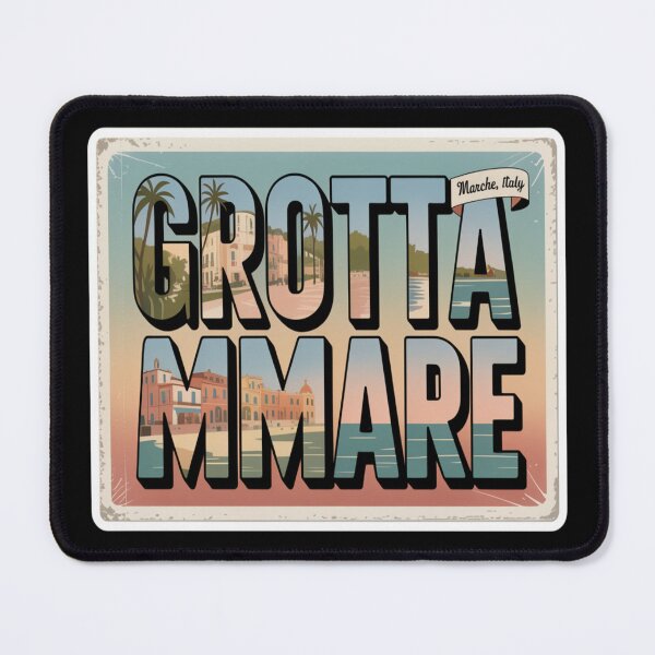 Item preview, Grottammare Vintage Postcard Sticker – Marche Italy Retro Coastal Art designed and sold by stickercuffs.
