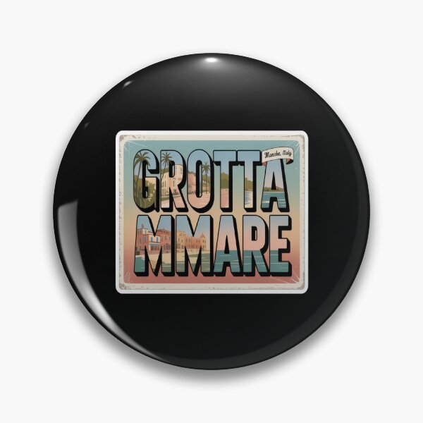 Item preview, Grottammare Vintage Postcard Sticker – Marche Italy Retro Coastal Art designed and sold by stickercuffs.