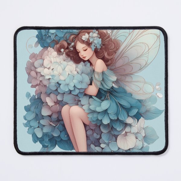 Item preview, Dreaming Hydrangea Fairy designed and sold by Whimsical Wayfarer.