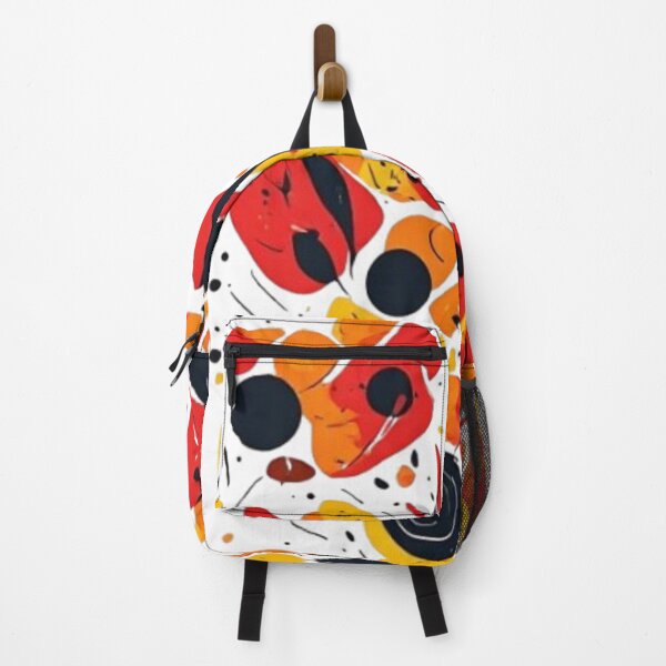 Item preview, Colorful Abstract Floral Pattern Tote Bag — Modern Art Design Red Yellow Orange Flowers Gift for Her designed and sold by Ditstyle.