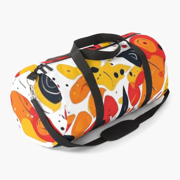 Item preview, Colorful Abstract Floral Pattern Tote Bag — Modern Art Design Red Yellow Orange Flowers Gift for Her designed and sold by Ditstyle.