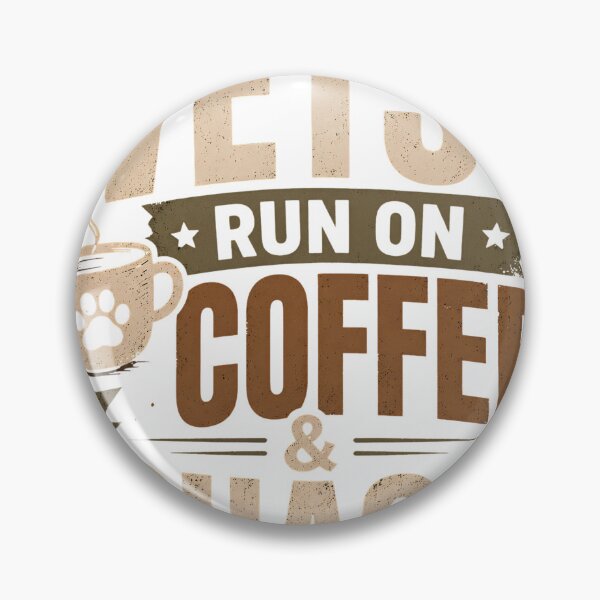 Item preview, Vets Run On Coffee & Chaos Shirt, Funny Vet Tech Tee, Veterinary Student Gift, Coffee Lover Animal Lover Shirt, Retro Vintage Vet Design designed and sold by batoot1.