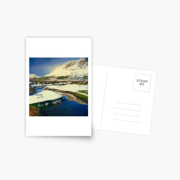 Walls of Jerusalem in winter Postcard