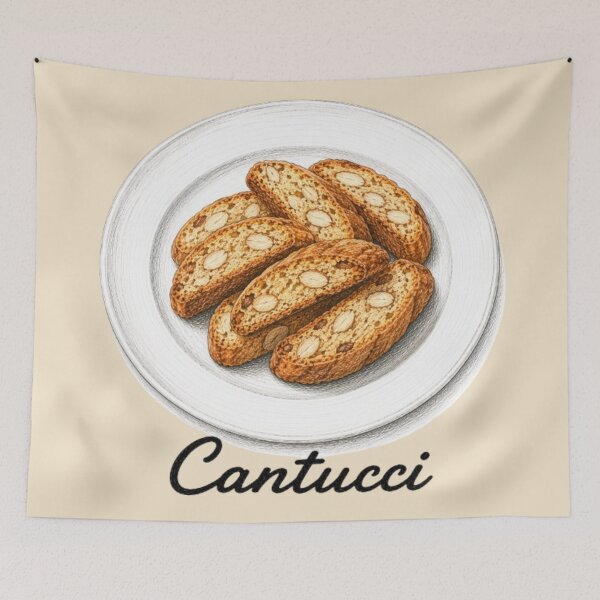 Item preview, Cantucci – Italian Dessert Illustration designed and sold by JOANNASKAH.