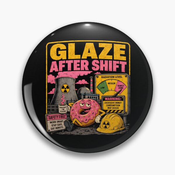 Item preview, Nuclear Donut Safety Poster designed and sold by agearb.
