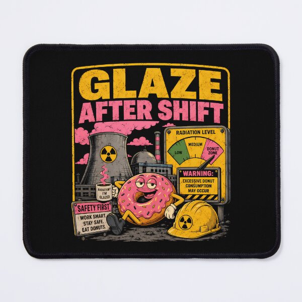 Item preview, Nuclear Donut Safety Poster designed and sold by agearb.