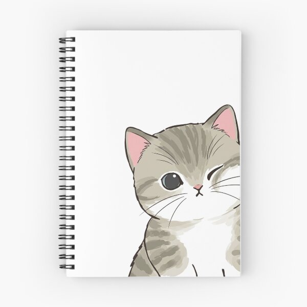 Item preview, Cute Gray Tabby Cat Winking designed and sold by SweetFury.