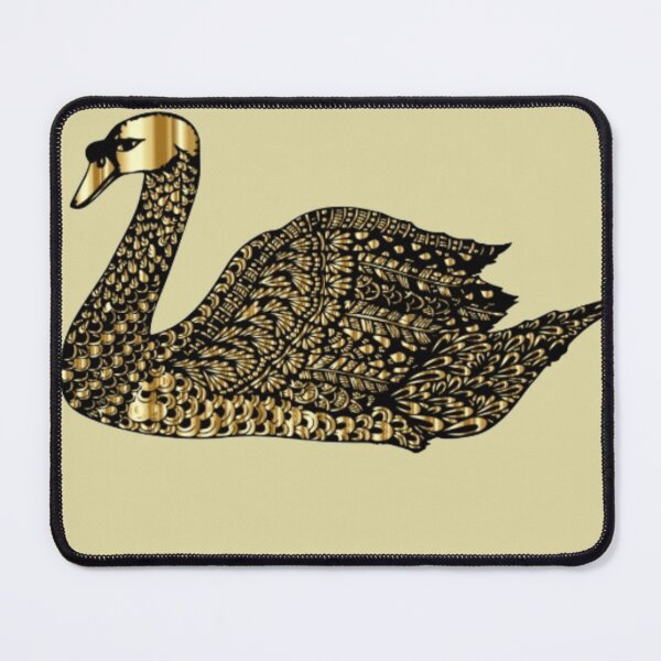 Item preview, Golden Luxury Black Swan Art | Timeless Design designed and sold by Rawafi Art Studio.