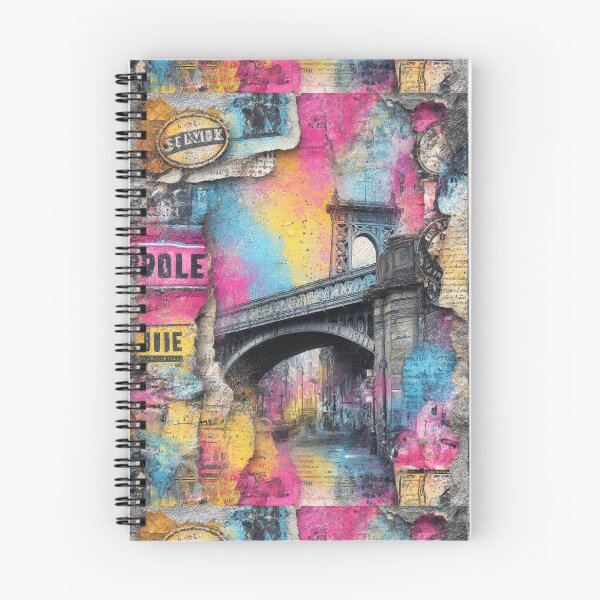 Item preview, Retro Urban Grunge Bridge Pop Art designed and sold by Szpaku desart .