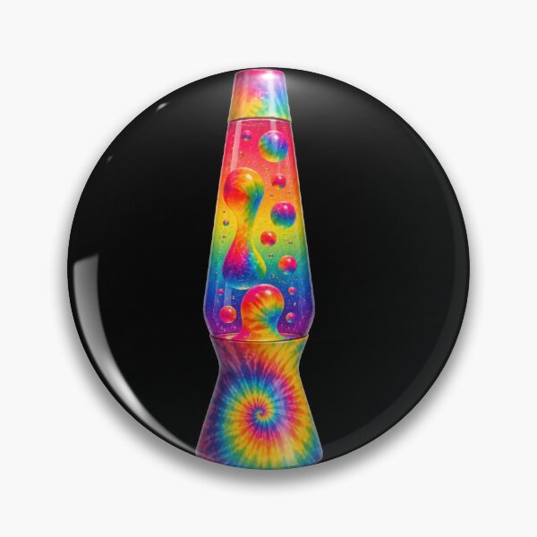 Item preview, Rainbow Tie Dye Lava Lamp designed and sold by jgvisualarts.