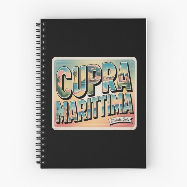 Item preview, Cupra Marittima Vintage Postcard Sticker – Marche Italy Retro Coastal Art designed and sold by stickercuffs.