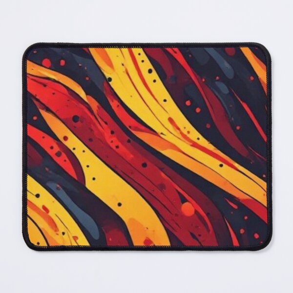 Item preview, Colorful Abstract Floral Pattern | Modern Art Design | Red, Yellow, Orange Flowers designed and sold by Ditstyle.