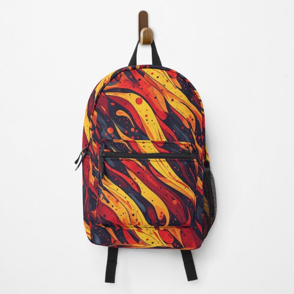 Item preview, Colorful Abstract Floral Pattern | Modern Art Design | Red, Yellow, Orange Flowers designed and sold by Ditstyle.