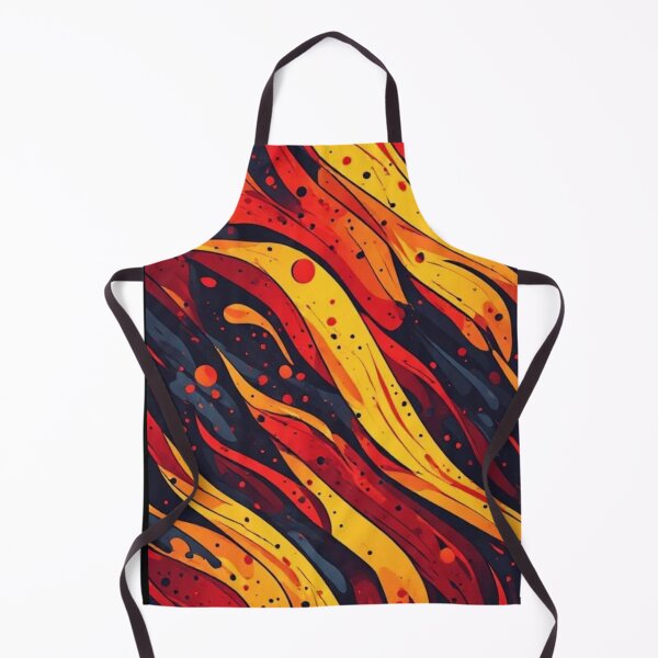 Item preview, Colorful Abstract Floral Pattern | Modern Art Design | Red, Yellow, Orange Flowers designed and sold by Ditstyle.