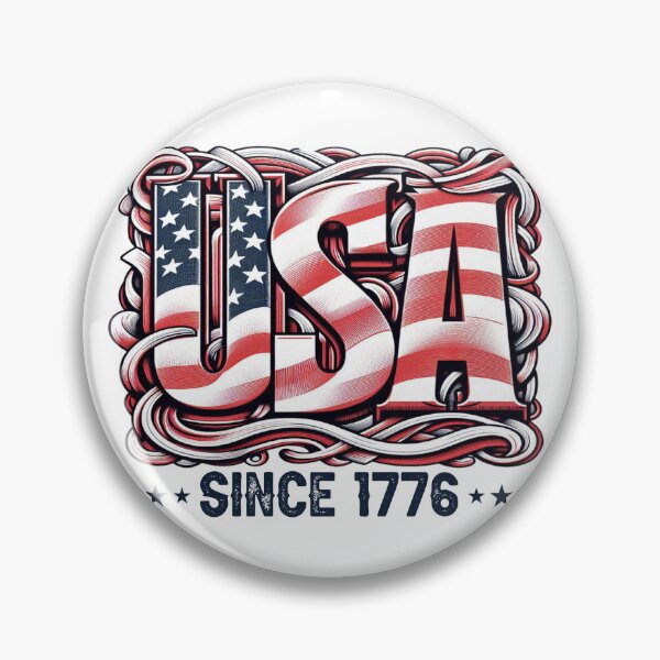 Item preview, USA Since 1776 Patriotic American Flag designed and sold by ShopVelona.