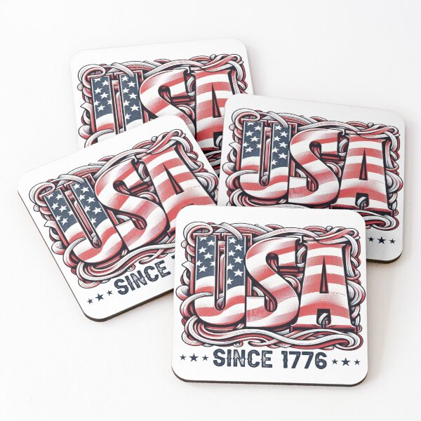Item preview, USA Since 1776 Patriotic American Flag designed and sold by ShopVelona.