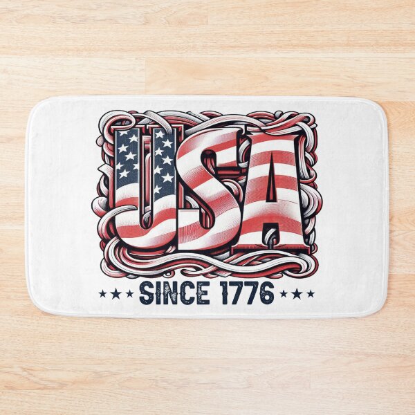 Item preview, USA Since 1776 Patriotic American Flag designed and sold by ShopVelona.
