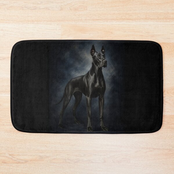 Item preview, Elegant Black Great Dane Portrait designed and sold by PetsArt.