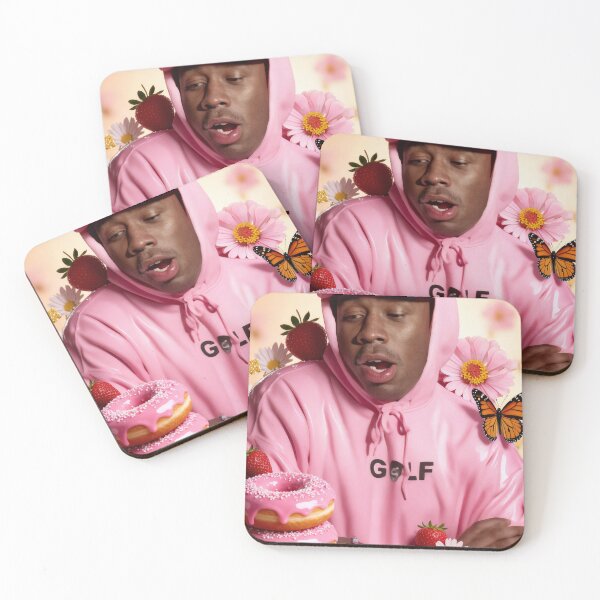 Item preview, Tyler The Creator Pink Donut Collage designed and sold by y2kponyclub.