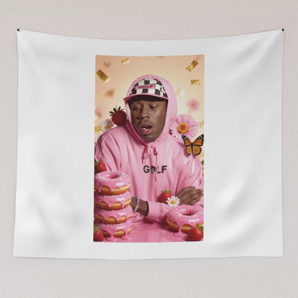 Item preview, Tyler The Creator Pink Donut Collage designed and sold by y2kponyclub.