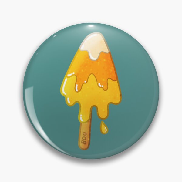 Item preview, Melting Candy Corn Popsicle – Cute Summerween Treat designed and sold by DerpCat Sketches.