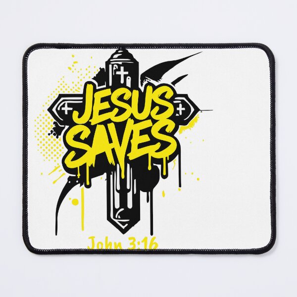 Item preview, JESUS SAVES designed and sold by BUDEGA.