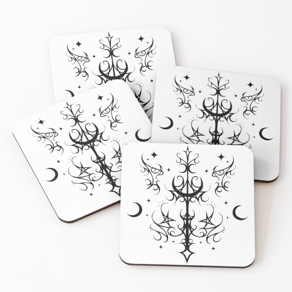 Item preview, Magical ornamental art, cybergoth sigilism designed and sold by Tribalgothss.