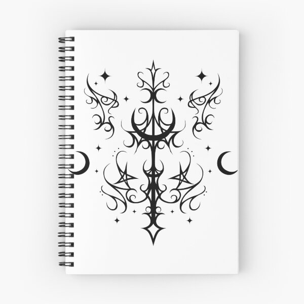Item preview, Magical ornamental art, cybergoth sigilism designed and sold by Tribalgothss.
