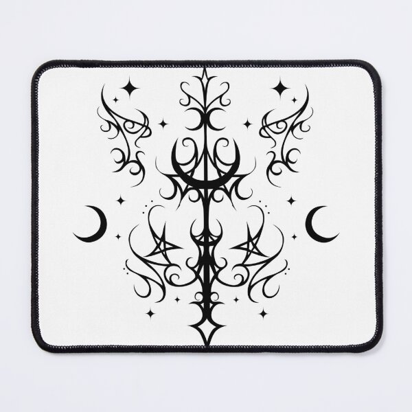 Item preview, Magical ornamental art, cybergoth sigilism designed and sold by Tribalgothss.