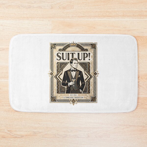 Item preview, Suit Up Timeless Classic Art Deco Vintage Suit Design designed and sold by Greemo03.
