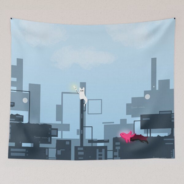 Item preview, Slugcat In The Smog designed and sold by Sono-wave.
