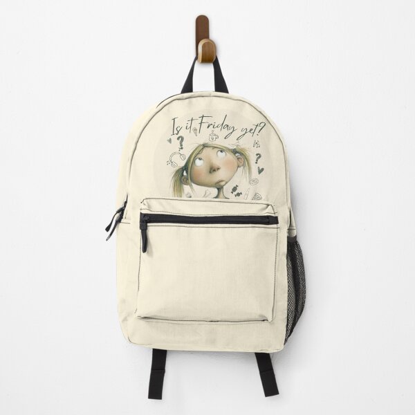 Item preview, Girl Is It Friday Yet? – Whimsical Weekend Vibes for Coffee Lovers, Introverts and Dreamers designed and sold by illeN-Art-World.