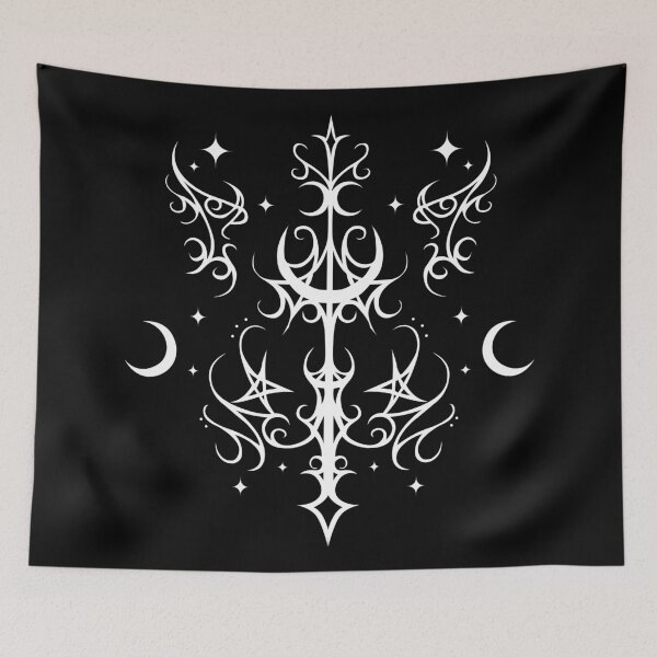 Item preview, Magical ornamental art, cybergoth sigilism designed and sold by Tribalgothss.