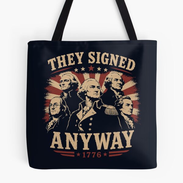 Item preview, Founding Fathers Shirt, They Signed Anyway Tee, American History Gift designed and sold by TeesOnRosebud.