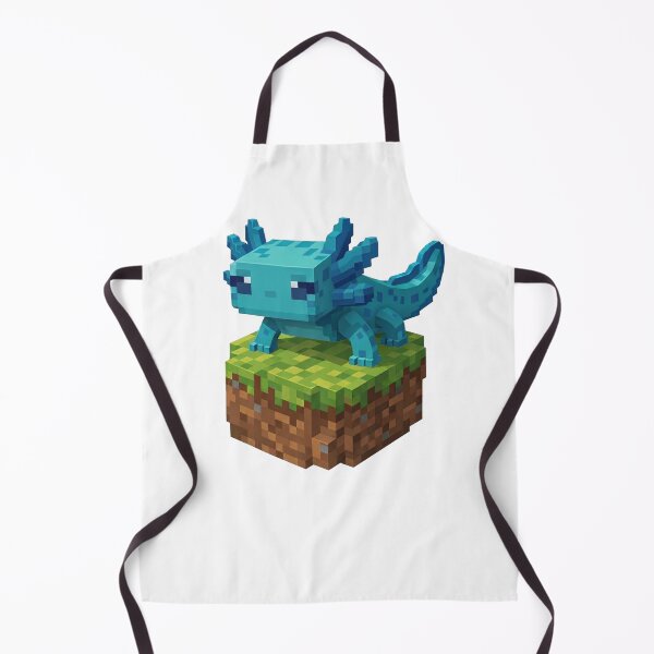 Item preview, Blue Minecraft Axolotl designed and sold by LyssasMindArt.