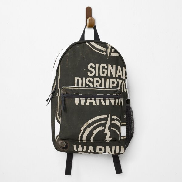 Item preview, Warning - Signal Disruption Field | Military Sign designed and sold by Artist18XF.