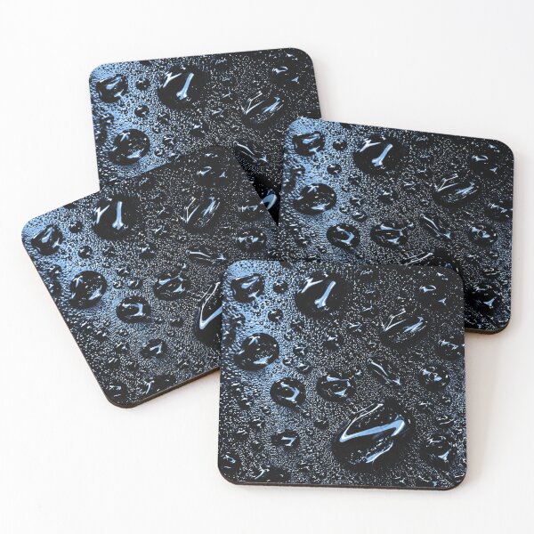 Item preview, Midnight Rain Droplets Macro Photography designed and sold by Exodoi.