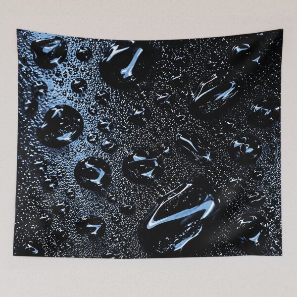 Item preview, Midnight Rain Droplets Macro Photography designed and sold by Exodoi.