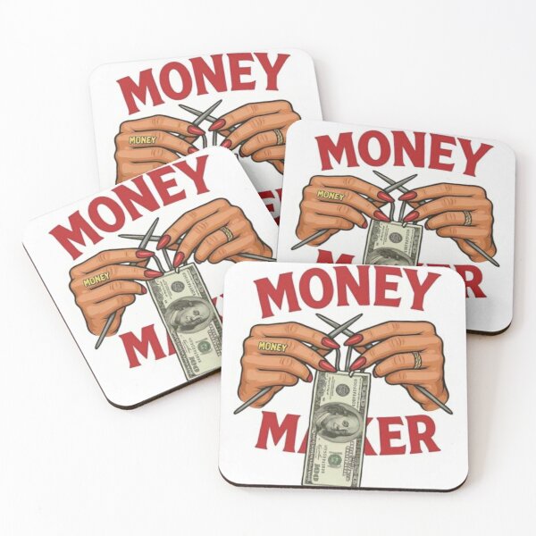 Item preview, Hands with Knitting Needles & Money | Abundance Aesthetic designed and sold by     Pink Chaos Club.
