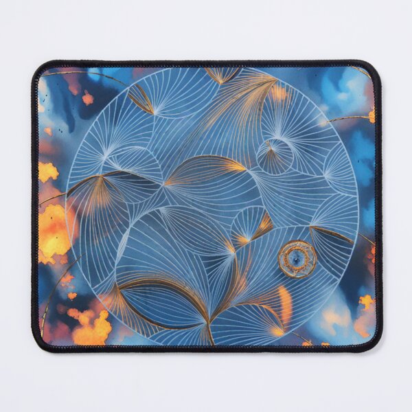 Item preview, Blue Gold Mandala designed and sold by Lakuekarts.